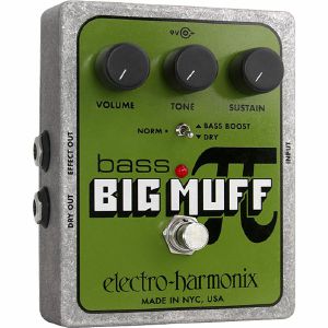 Electro Harmonix Bass Big Muff Pi Distortion Sustainer Pedal