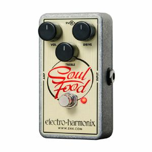 Electro-Harmonix Soul Food Analogue Transparent Distortion/Fuzz/Overdrive Effects Pedal