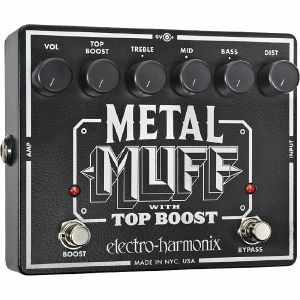 Electro Harmonix Metal Muff Distortion With Top Boost Pedal