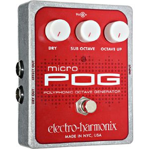 Electro-Harmonix Micro POG Digital Polyphonic Octave Generator Effects Pedal