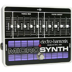 Electro Harmonix Micro Synthesizer Analog Guitar Microsynth Pedal
