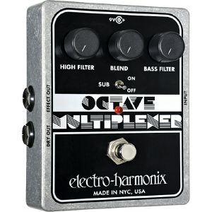 Electro Harmonix Octave Multiplexer Analog Sub Octave Generator Pedal