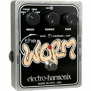 Electro-Harmonix Worm Analogue Wah/Phaser/Vibrato/Tremolo Effects Pedal