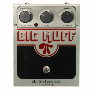 Electro Harmonix Big Muff Pi Distortion Sustainer Effects Pedal (silver)