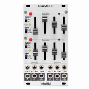 Intellijel Dual ADSR Dual Slider-Based ADSR Envelope Generator Module (silver)