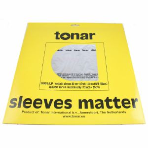 Tonar Nostatic 12" Vinyl Record Inner Sleeves (pack of 50)