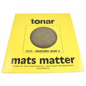 Tonar Nostatic II Anti-Static Turntable Mat (single, black)