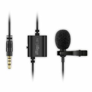 IK Multimedia iRig Mic Lav Lavalier Lapel Clip On Microphone