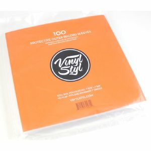 Vinyl Styl Protective Outer 7" Vinyl Record Plastic Sleeves (100 pack)