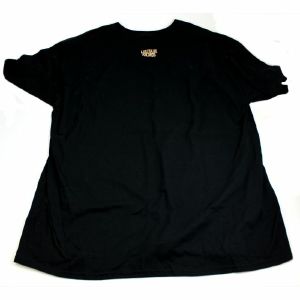 Wolfskuil Logo T-Shirt (extra large, sand logo on black)