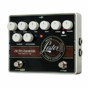 Electro Harmonix Lester G Deluxe Stereo Rotary Speaker Emulator Effects Pedal