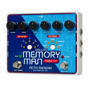 Electro Harmonix Deluxe Memory Man Tap Tempo 1100 Analog Delay Pedal