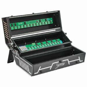 Tiptop Audio Station 252HP Folding Eurorack Module Case (black widow, requires 4600mA Zeus power adapter - not supplied)