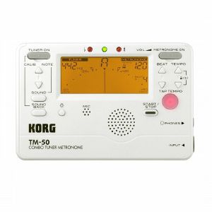 Korg TM50 Combo Tuner Metronome (pearl white)