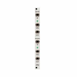 2hp S+H Dual Analogue Sample & Hold Module (silver)