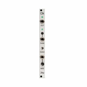 2hp Clk Wide Range Voltage Controlled Clock Generator Module (silver)
