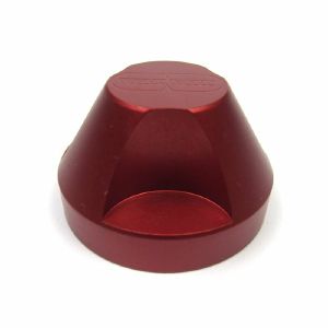 Wax Rax 45A 45 RPM Vinyl Record Adapter (cherry red)