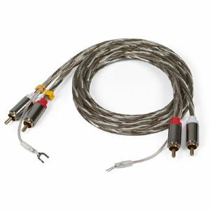 Pro-Ject Connect IT E RCA Cable With Grounding Lead Designed Specifically For Turntables (1.23m)