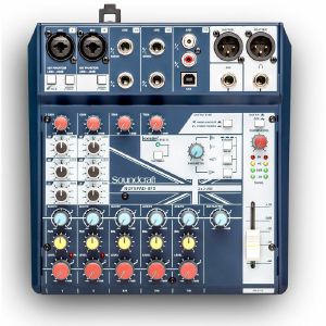 Soundcraft Notepad-8FX Small-Format Analogue Mixing Console With USB I/O & Lexicon Effects