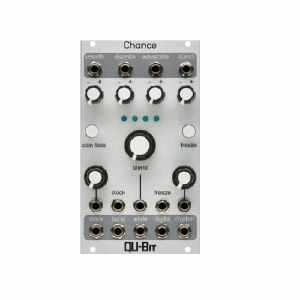 Qu-Bit Chance Random Voltage Generator & Noise Source Module (silver)