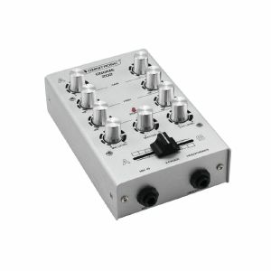 Omnitronic Gnome 202 2-Channel Mini DJ Mixer (silver)