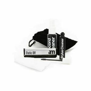 AM Denmark Vinyl Record Care Kit With Carbon Fibre Brush, Cotton Cloth, Record Cleaning Fluid & Stylus Cleaning Fluid
