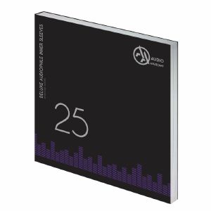 Audio Anatomy Deluxe Anti-Static 12" Vinyl Record Inner Sleeves (cream, pack of 25)