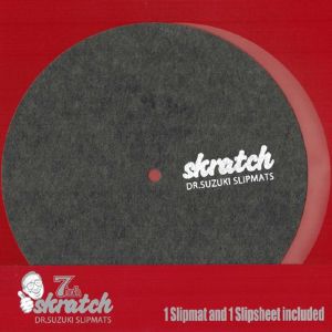 Dr Suzuki Skratch 7" Vinyl Record Slipmat & Slipsheet (one of each)