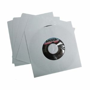 Bags Unlimited 7'' Vinyl Record Polylined Paper Sleeves (white, pack of 25)