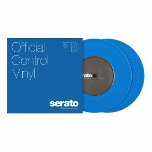 Serato Standard Colours 7" Control Vinyl Records (blue, pair)