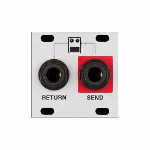 Intellijel Pedal I/O Jacks 1U 1/4" TS Jack Interface Module (silver)