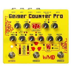 WMD Geiger Counter Pro Distortion Bitcrusher Effects Pedal