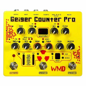 WMD Geiger Counter Pro Distortion Bitcrusher Effects Pedal