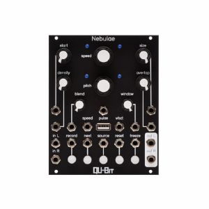 Qu-Bit Nebulae v2 Granular Sampler Module (black)