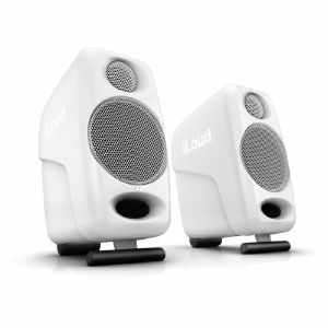 IK Multimedia iLoud Micro Monitor Studio Reference Monitor Speakers (pair, white)