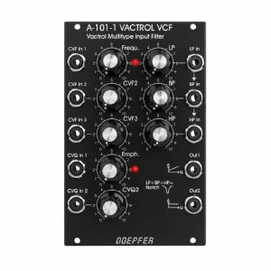 Doepfer A-101-1v Vactrol Multi-Type Input Filter Vintage Edition Module (black)