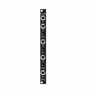 2hp Comb IIR Peaking Comb Filter Module (black)
