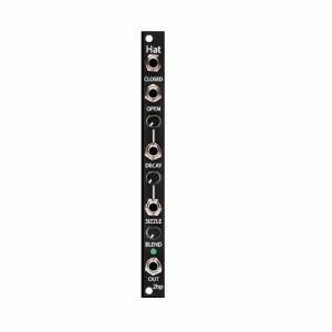 2hp Hat Hi-Hat Cymbal Module (black)