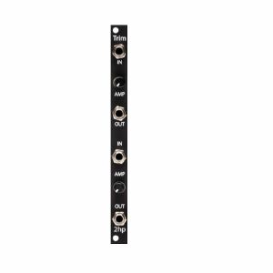 2hp Trim 2-Channel Passive Attenuator Module (black)