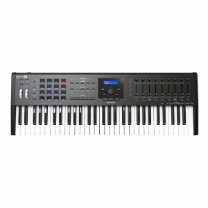 Arturia Keylab 61 MKII 61-Key USB MIDI Controller Keyboard (black) *** FREE OP-XA V, JUN-6 V & MELLOTRON SOFTWARE WITH THIS PRODUCT IF PURCHASED BEFORE 31st MAY 2023 ***