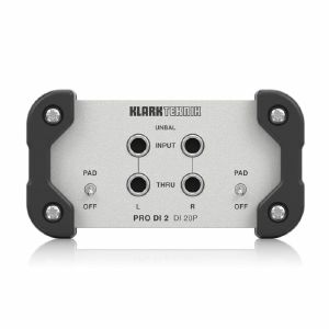 Klark Teknik Pro DI 2 DI 20P Passive Stereo Direct DI Box