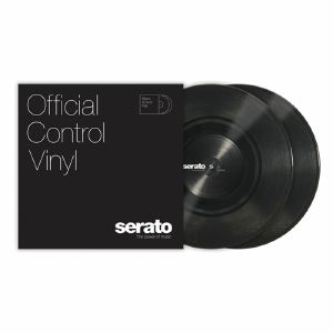 Serato Standard Colours 10" Control Vinyl Records (black, pair)