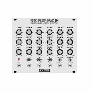 AJH Synth Fixed Filter Bank 914 Inductor Based Bandpass Filter Array Module (silver)