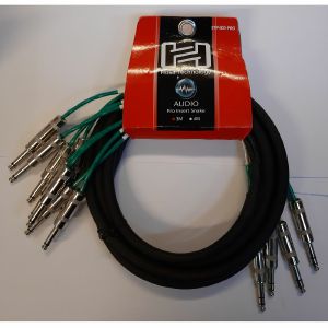 Hosa STP-803 PRO 8-Way 1/4" TRS Jack To Dual 1/4" TS Jack Insert Snake Cable (3m)