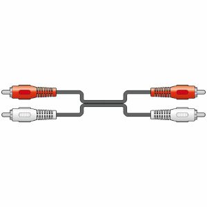 AV Link 2 x RCA Plug to 2 x RCA Plug Cable (1.2m)