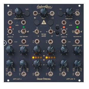 Endorphin.es Grand Terminal Dual Multi-Mode Filter & Dual AD/ASR/Looping Envelope Generator Module (black)