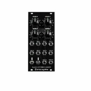 Erica Synths Black Stereo Mixer v3 4-Input Stereo Mixer Module
