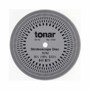 Tonar 10cm Aluminium Stroboscopic Disc (50 & 60Hz compatible)
