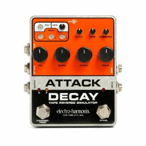 Electro-Harmonix Attack Decay Digital Tape Reverse Simulator Effects Pedal