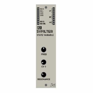 AE Modular SVFILTER State Variable Filter Module